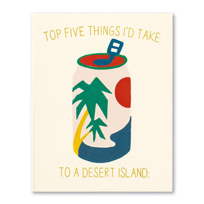 Top Five Things Card