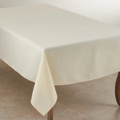Solid Ivory Table Cloth