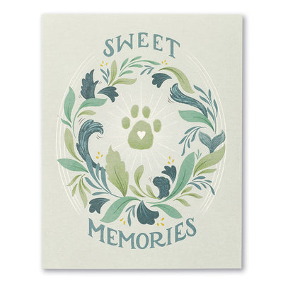 Sweet Memories Pet Sympathy Card