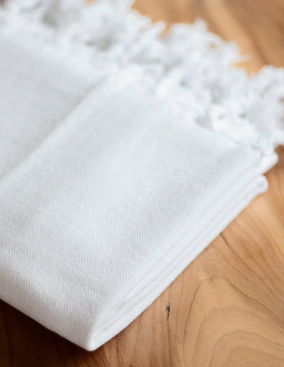 Oversized Turkish Towel-White
