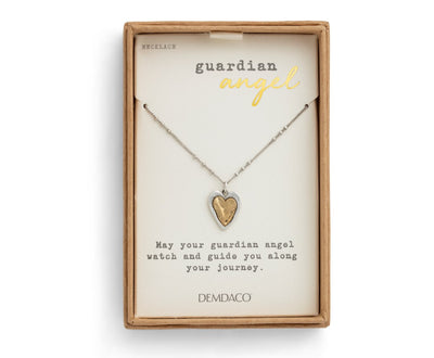 Guardian Angel Necklace-Heart