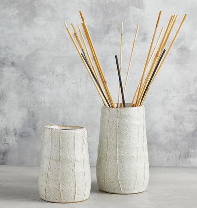 Striped Ceramic Vase