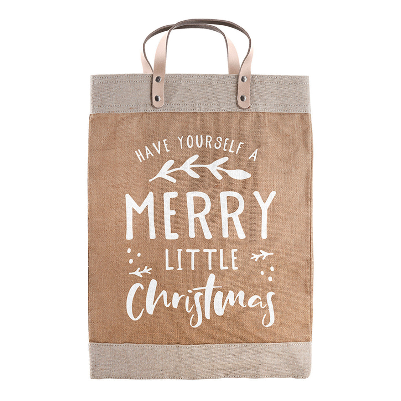 Market Tote Bag-Merry Little Christmas